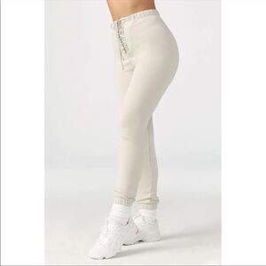 Joah Brown Lace Up Jogger Sahara